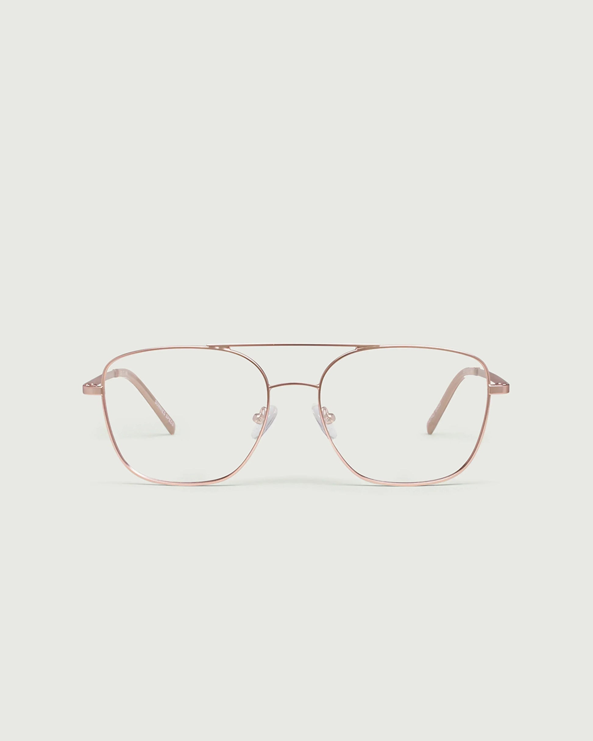 Exclusive Must-Have LP LP1 rose gold metal eyewear frame with adjustable nose pads