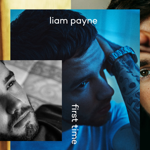First Time Release LP album cover featuring Liam Payne with blue and black tones
